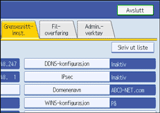 illustrasjon av skjermpanel