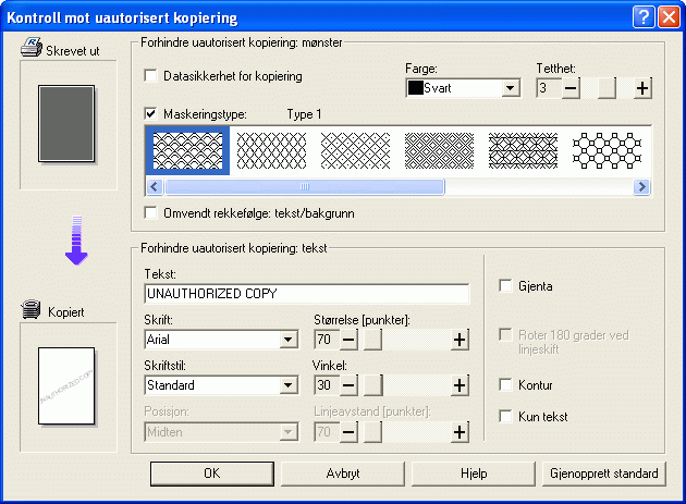 Illustrasjon av driverskjerm