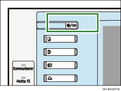 Illustrasjon av brukerverktøy/telleverk-tasten