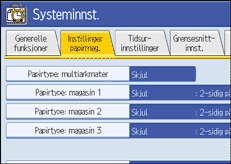 Illustrasjon av skjermpanel