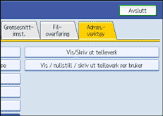 Illustrasjon betjeningspanel