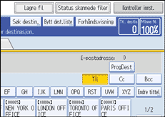 Illustrasjon betjeningspanel