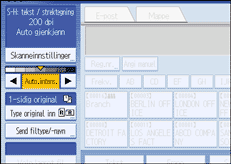 Illustrasjon betjeningspanel