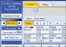 Illustrasjon betjeningspanel