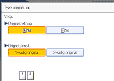 Illustrasjon betjeningspanel