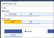 Illustrasjon betjeningspanel