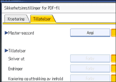 Illustrasjon betjeningspanel