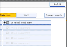 Illustrasjon betjeningspanel