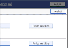 Illustrasjon av betjeningsskjermbildet