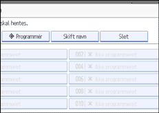 Illustration af betjeningspanelets sk&aelig;rm