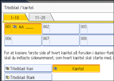 Illustration af betjeningspanelets sk&aelig;rm