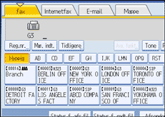 Illustration af sk&aelig;rmen p&aring; betjeningspanelet