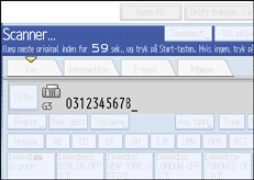 Illustration af sk&aelig;rmen p&aring; betjeningspanelet