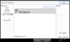 Illustration af sk&aelig;rmen p&aring; betjeningspanelet