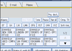 Illustration af sk&aelig;rmen p&aring; betjeningspanelet