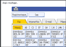 Illustration af sk&aelig;rmen p&aring; betjeningspanelet