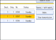 Illustration af sk&aelig;rmen p&aring; betjeningspanelet