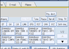 Illustration af sk&aelig;rmen p&aring; betjeningspanelet