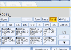 Illustration af sk&aelig;rmen p&aring; betjeningspanelet