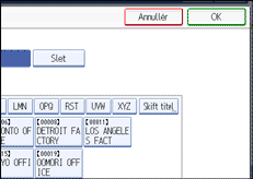 Illustration af sk&aelig;rmen p&aring; betjeningspanelet