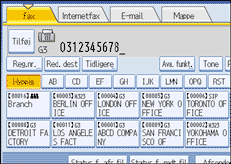 Illustration af sk&aelig;rmen p&aring; betjeningspanelet