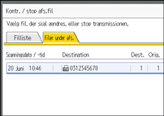 Illustration af sk&aelig;rmen p&aring; betjeningspanelet