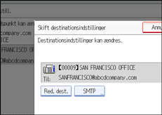 Illustration af sk&aelig;rmen p&aring; betjeningspanelet