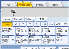 Illustration af sk&aelig;rmen p&aring; betjeningspanelet
