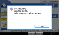 Illustration af sk&aelig;rmen p&aring; betjeningspanelet