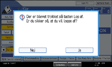Illustration af sk&aelig;rmen p&aring; betjeningspanelet