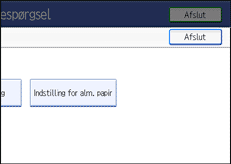 Illustration af sk&aelig;rmen p&aring; betjeningspanelet