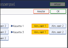 Illustration af sk&aelig;rmen p&aring; betjeningspanelet