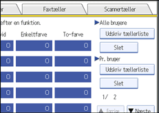 Illustration af sk&aelig;rm p&aring; betjeningspanel