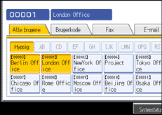 Illustration af sk&aelig;rm p&aring; betjeningspanel