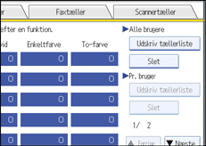 Illustration af sk&aelig;rm p&aring; betjeningspanel