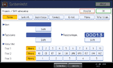 Illustration af sk&aelig;rm p&aring; betjeningspanel