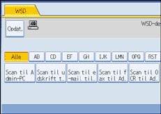 Illustration af sk&aelig;rm p&aring; betjeningspanel
