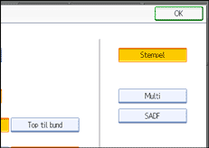 Illustration af sk&aelig;rm p&aring; betjeningspanel
