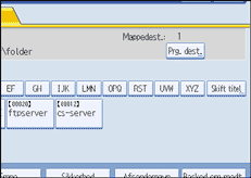 Illustration af sk&aelig;rm p&aring; betjeningspanel