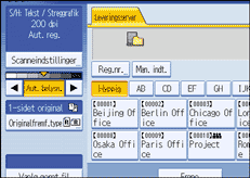 Illustration af sk&aelig;rm p&aring; betjeningspanel