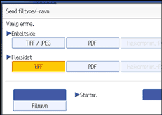 Illustration af sk&aelig;rm p&aring; betjeningspanel