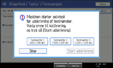 Illustration af sk&aelig;rmen p&aring; betjeningspanelet