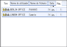 Ilustração do ecrã do painel de operação