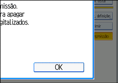 Ilustração do ecrã do painel de operação