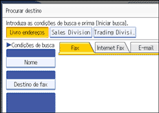 Ilustração do ecrã do painel de operação