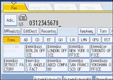 Ilustração do ecrã do painel de operação