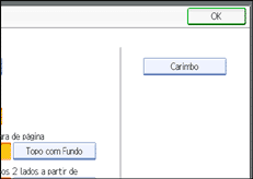 Ilustração do ecrã do painel de operação