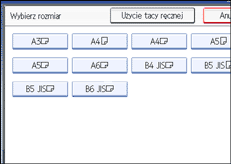 Ilustracja ekranu panela operacyjnego