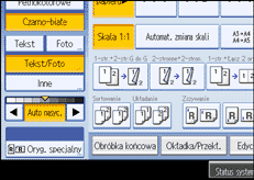 Ilustracja ekranu panela operacyjnego