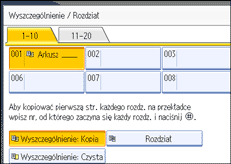 Ilustracja ekranu panela operacyjnego